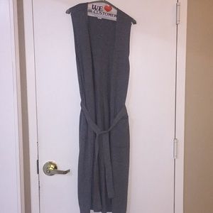 White House Black Market Long Sweater Vest